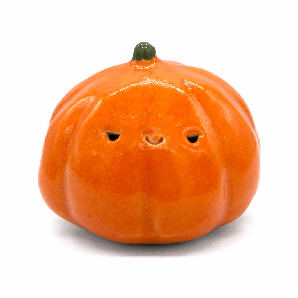 Cute Pumpkin Ceramic Figurine-Siesta Crafts