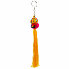 Hill Tribe Colourful Tassel Keyring-Siesta Crafts