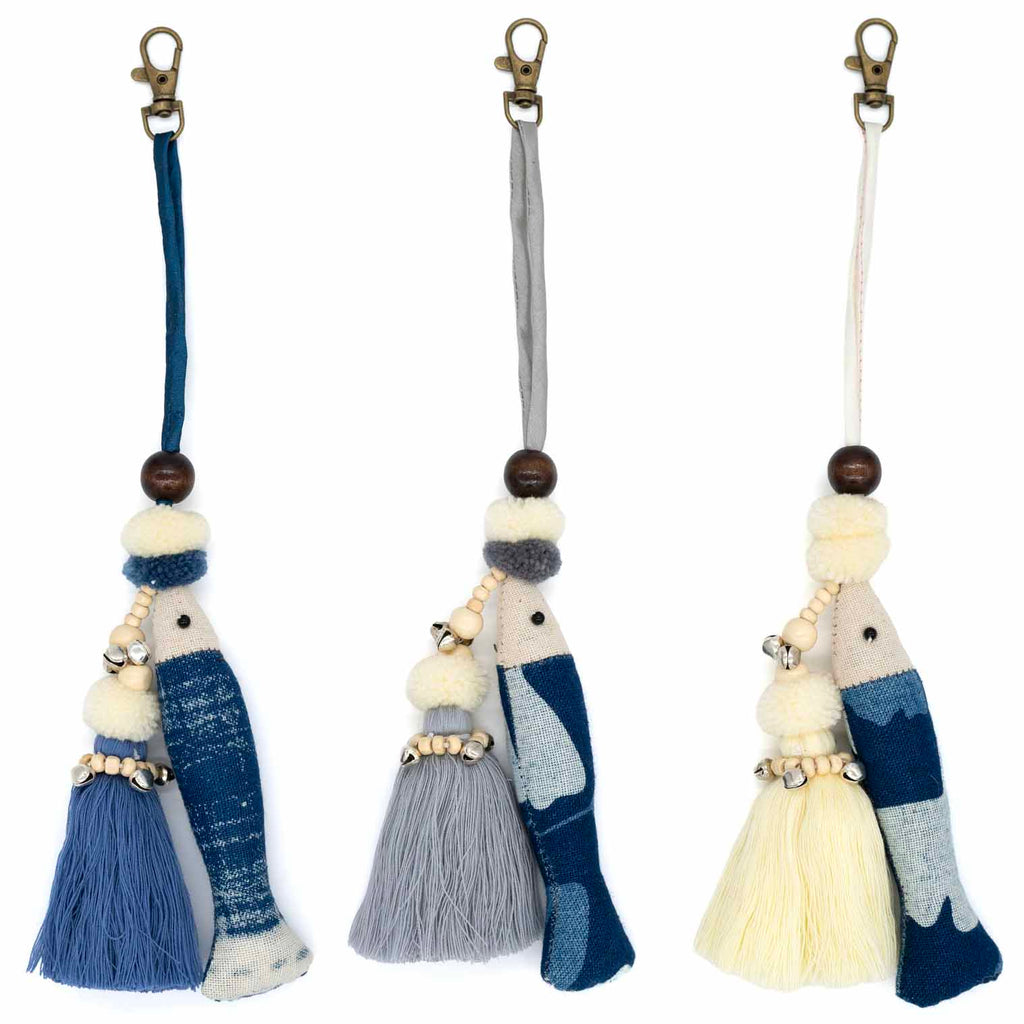 Hill Tribe Sardine Bag Charm-Siesta Crafts