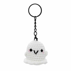 Mini Ghostie Crochet Keyring-Siesta Crafts