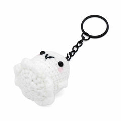 Mini Ghostie Crochet Keyring-Siesta Crafts