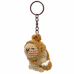 Capybara Crochet Keyring - Bear-Siesta Crafts