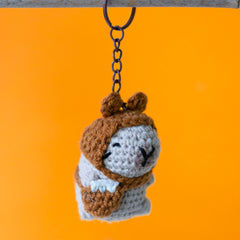 Capybara Crochet Keyring - Bear-Siesta Crafts