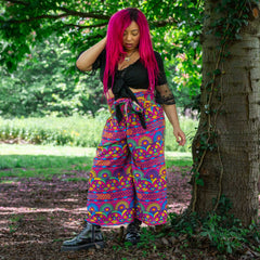 Kaleidoscope Wide Leg Trousers-Siesta Crafts