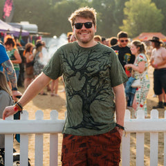 Sure Design T-Shirts - Om Tree T-Shirt