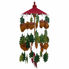 Woodland Mushroom Saa Paper Mobile-Siesta Crafts