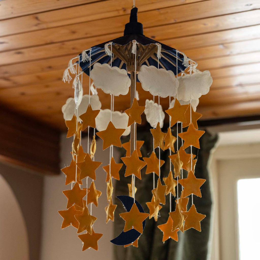Moon and Stars Saa Paper Mobile