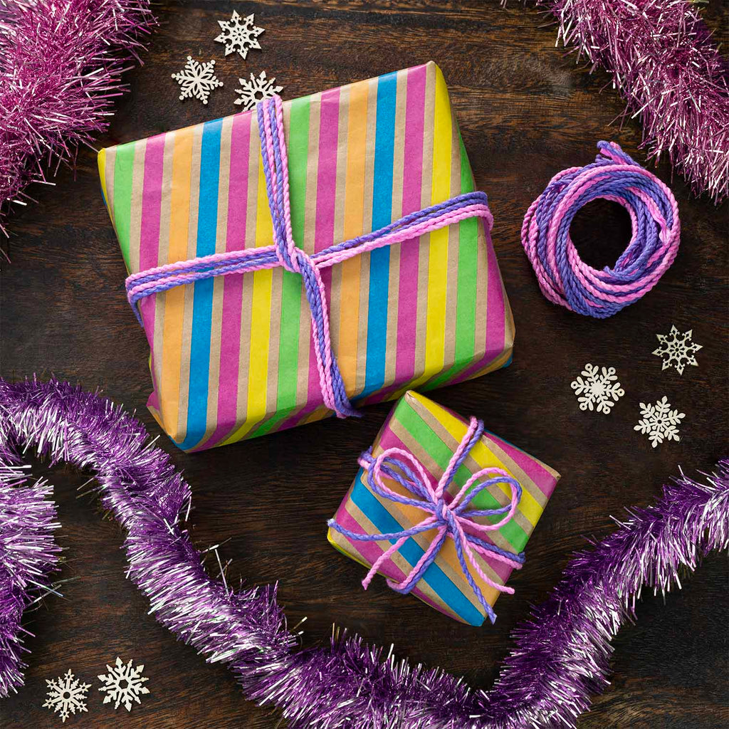 Saa Paper Twine Bundle - Purple & Pink