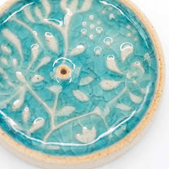 Flora Crystal Glaze Incense Holder