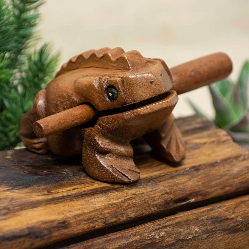 Croaking Frog Guiro-Siesta Crafts