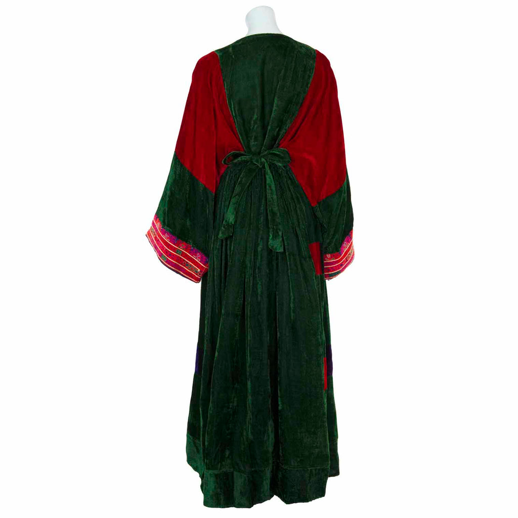 Vintage Afghan Velvet Dress - Zahra-Siesta Crafts