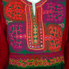 Vintage Afghan Velvet Dress - Zahra-Siesta Crafts