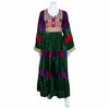 Vintage Afghan Velvet Dress - Luna-Siesta Crafts