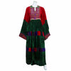 Vintage Afghan Velvet Dress - Ivy-Siesta Crafts