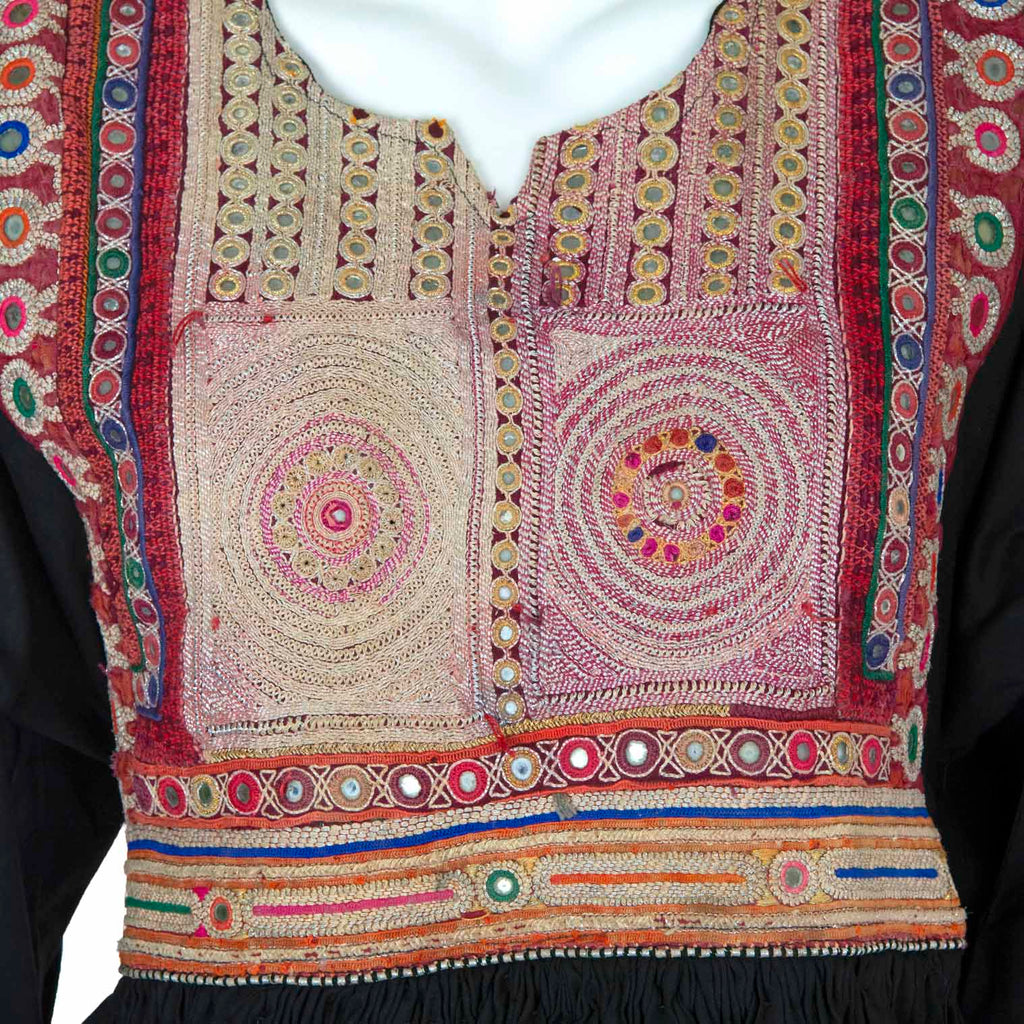 Vintage Afghan Cotton Dress - Dolly-Siesta Crafts