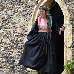 Vintage Afghan Cotton Dress - Rain-Siesta Crafts
