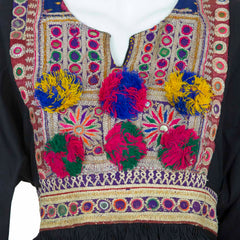 Vintage Afghan Cotton Dress - Rain-Siesta Crafts