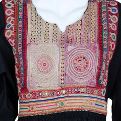 Vintage Afghan Cotton Dress - Rain-Siesta Crafts