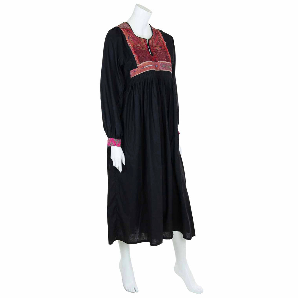 Vintage Afghan Cotton Dress - Aurora (12, M)-Siesta Crafts