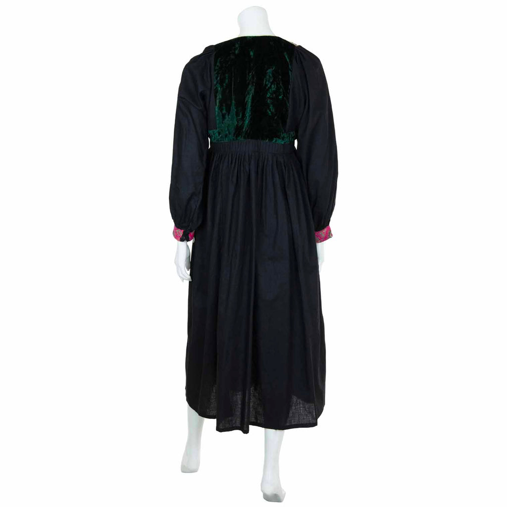 Vintage Afghan Cotton Dress - Aurora (12, M)-Siesta Crafts