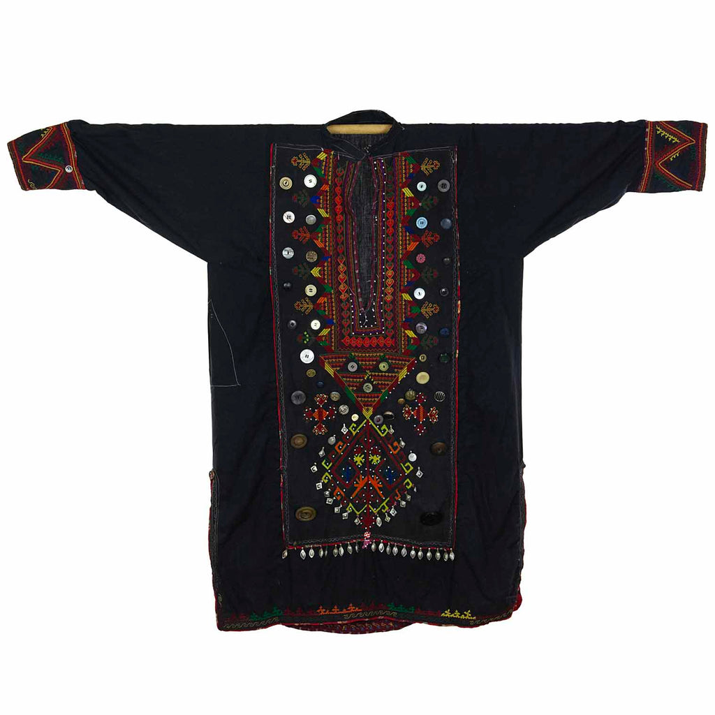 Vintage Afghan Cotton Tunic - Farishta