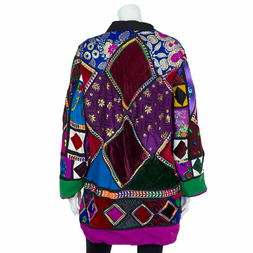 Vintage Indian Patchwork Jacket - Billie-Siesta Crafts