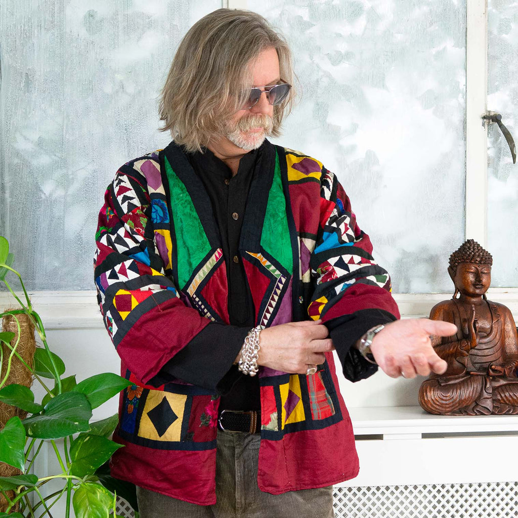 Vintage Indian Patchwork Jacket - Zowie-Siesta Crafts