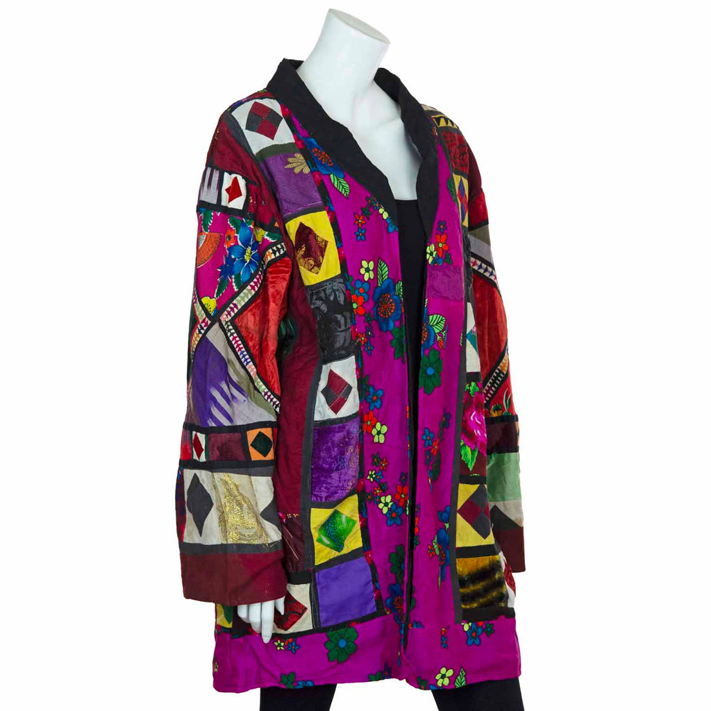 Vintage Indian Patchwork Jacket - Gene-Siesta Crafts