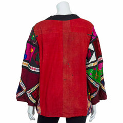 Vintage Indian Patchwork Jacket - Zephyr (10/12, S)-Siesta Crafts
