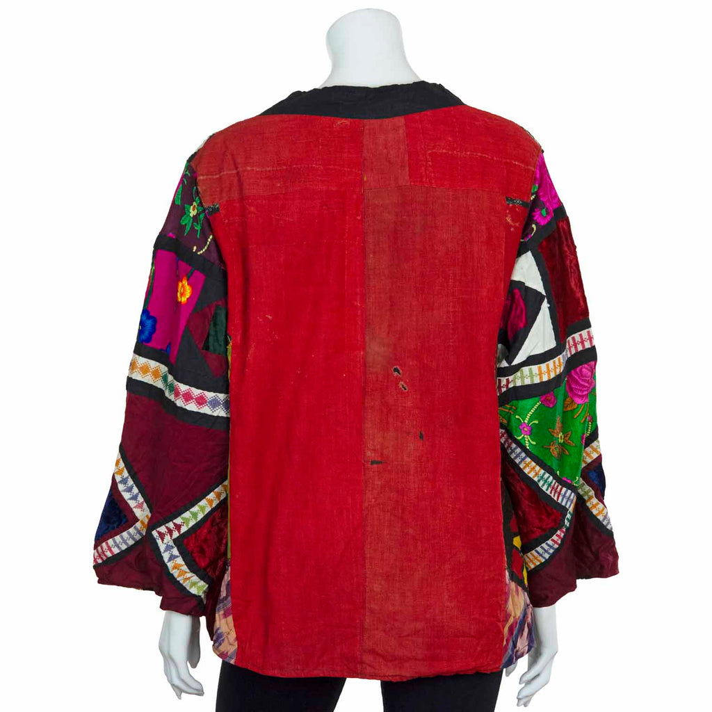 Vintage Indian Patchwork Jacket - Zephyr (10/12, S)-Siesta Crafts