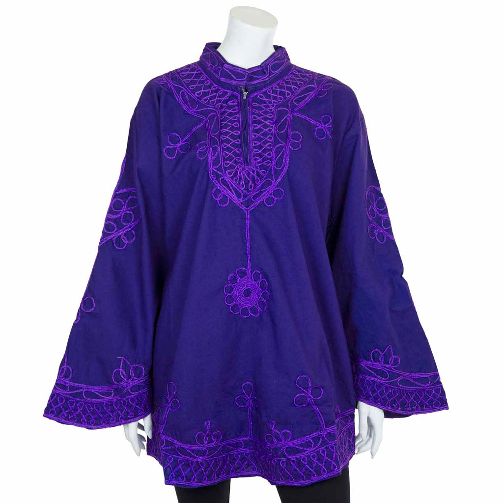 Vintage Jalaba Style Tunic-Siesta Crafts