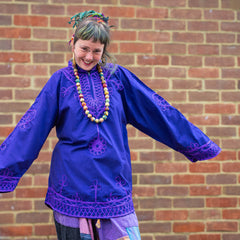 Vintage Jalaba Style Tunic-Siesta Crafts