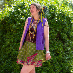 Embroidered Vintage Waistcoat-Siesta Crafts