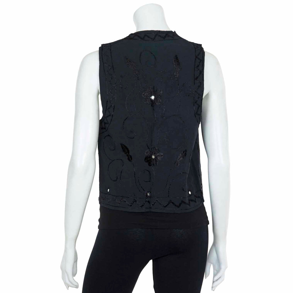 Embroidered Vintage Waistcoat-Siesta Crafts