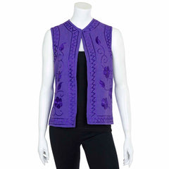 Embroidered Vintage Waistcoat-Siesta Crafts