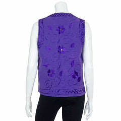 Embroidered Vintage Waistcoat-Siesta Crafts