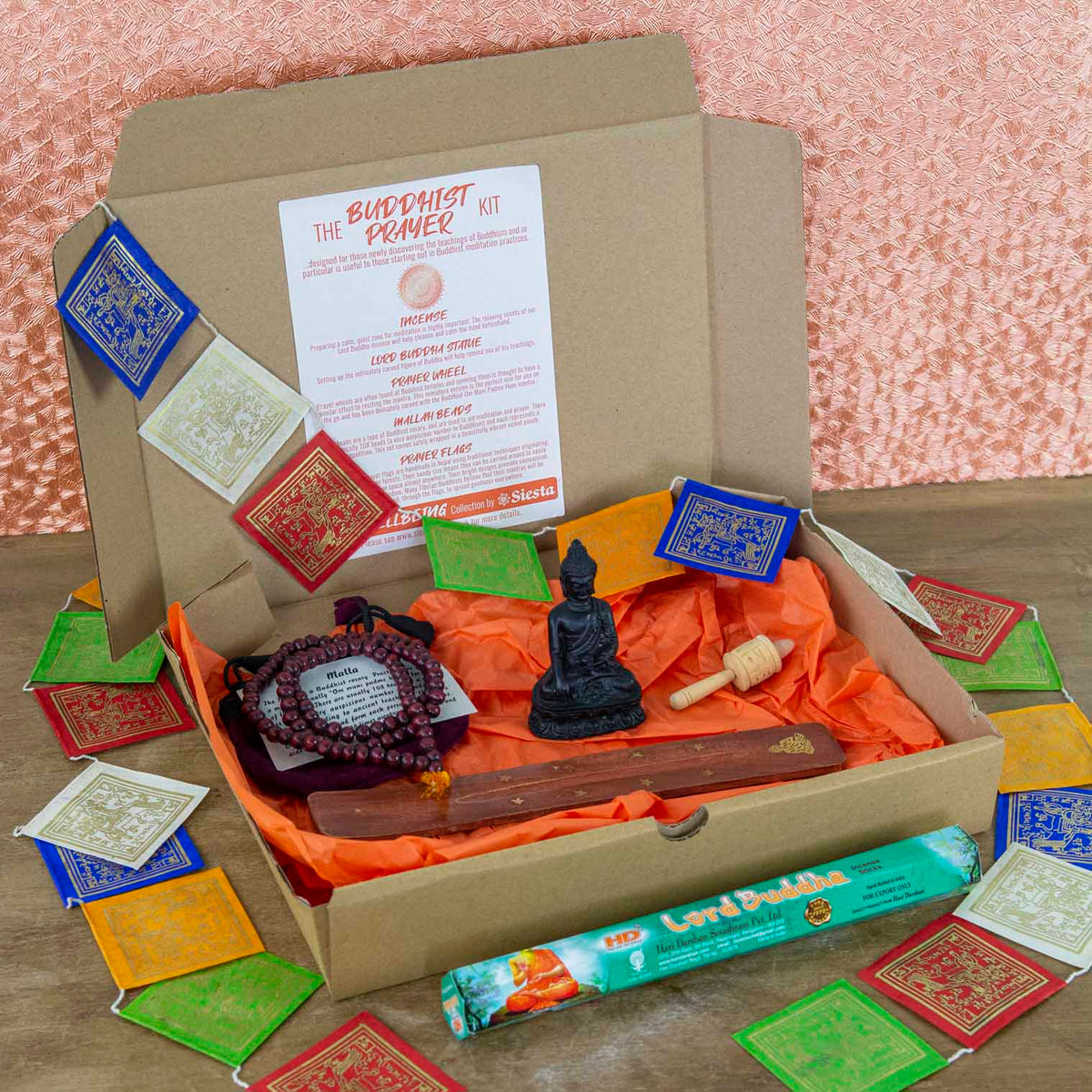 Wellbeing Buddhist Prayer Kit – Siesta