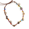 Charm Anklet with Shell-Siesta Crafts