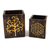 Nesting Storage Pots - Gold Tree and Flower of Life-Siesta Crafts