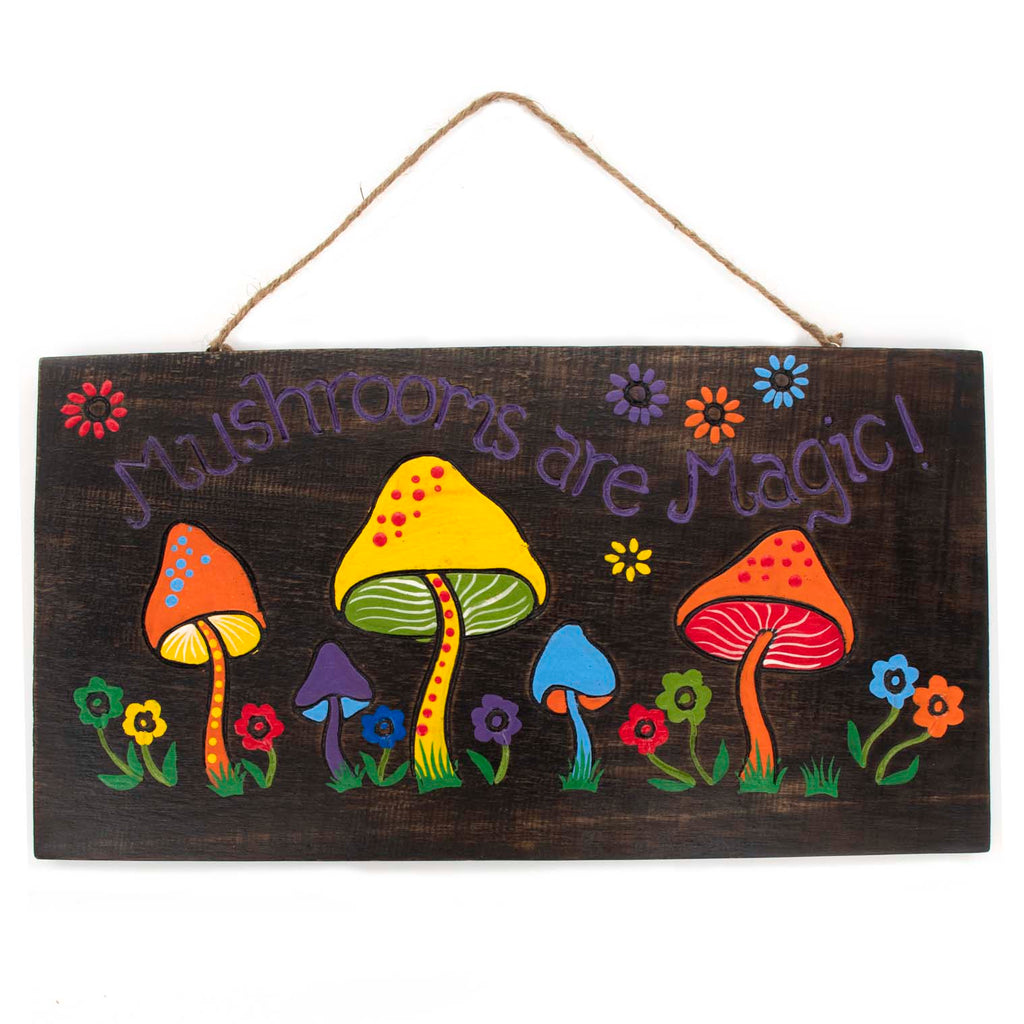 Mushrooms Are Magic Plaque-Siesta Crafts