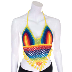 Tassel Crochet Bralette Top-Siesta Crafts