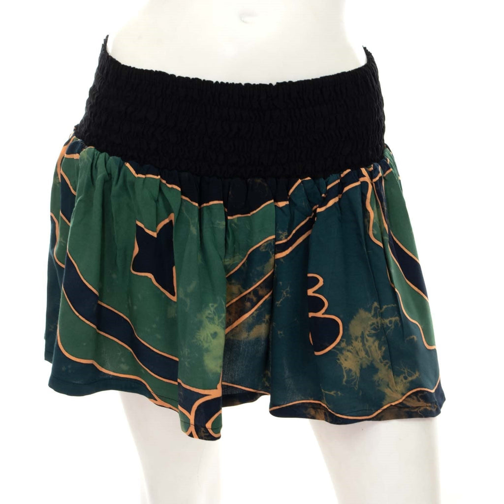 Bali Print Mini Skirt-Skirts-Siesta Crafts