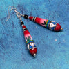 Desert Scene Tear Drop Earrings-Siesta Crafts