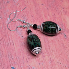Arcadian Eye Earrings-Siesta Crafts