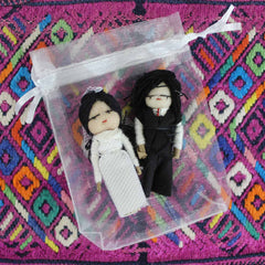 Wedding Worry People Magnet - Bride and Groom-Siesta Crafts