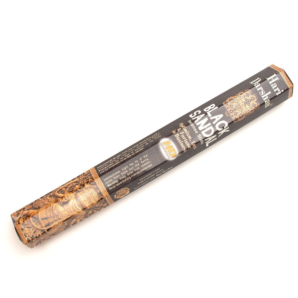 Black Sandal Hexagon Incense-Siesta Crafts