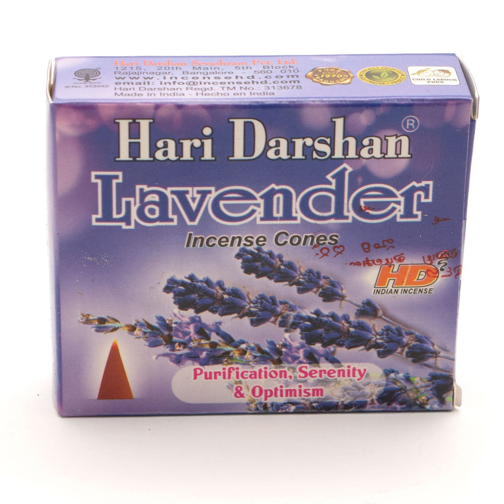 Lavender Hari Incense Cones-Siesta Crafts