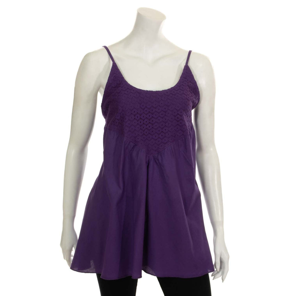 Strappy Cambric Top-Siesta Crafts