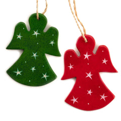 Angel Soapstone Christmas Decoration-Siesta Crafts