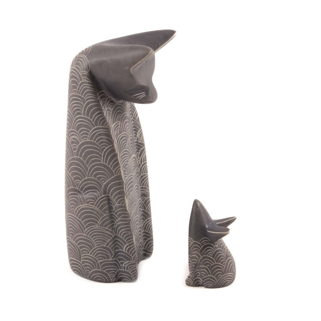 Soapstone Cat and Mouse-Siesta Crafts